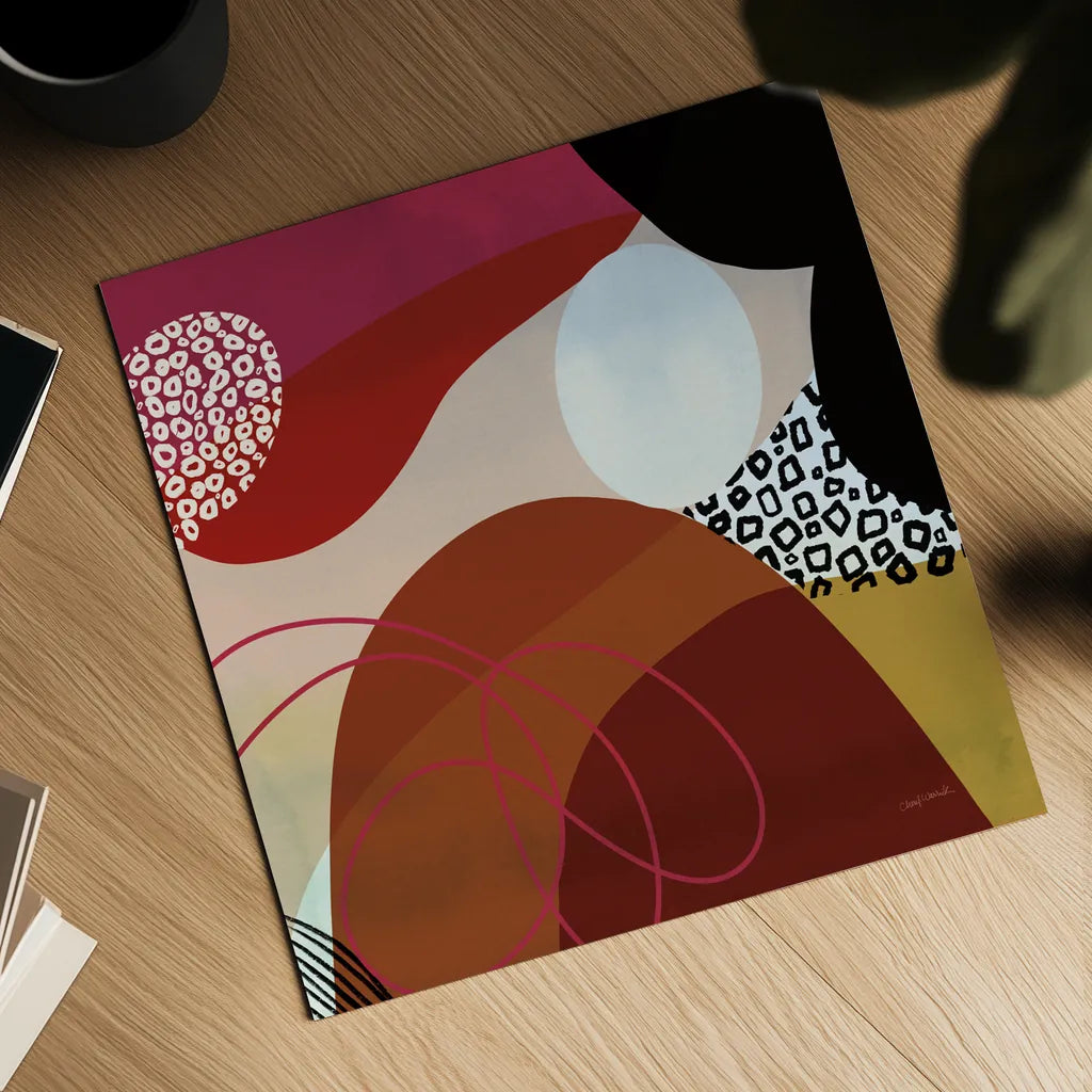 Variety VIII by Cheryl Warrick. Shown as a detailed flat fine art print, highlighting archival giclee quality. Available as an archival giclee rolled canvas, fine art paper, or poster print. SKU 90936a.