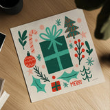 Warm Wishes I by Cheryl Warrick. Shown as a detailed flat fine art print, highlighting archival giclee quality. Available as an archival giclee rolled canvas, fine art paper, or poster print. SKU 97607a.