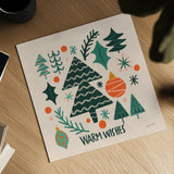 Warm Wishes IV by Cheryl Warrick. Shown as a detailed flat fine art print, highlighting archival giclee quality. Available as an archival giclee rolled canvas, fine art paper, or poster print. SKU 97610a.
