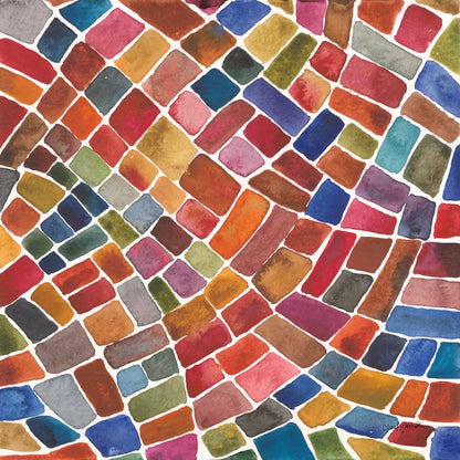 Winding Path II by Cheryl Warrick. SKU 84788a. Archival Giclee Fine art print for wall decor.