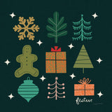 Winter Cheer II by Cheryl Warrick. SKU 102796a. Archival Giclee Fine art print for wall decor.