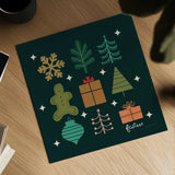 Winter Cheer II by Cheryl Warrick. Shown as a detailed flat fine art print, highlighting archival giclee quality. Available as an archival giclee rolled canvas, fine art paper, or poster print. SKU 102796a.