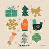 Winter Cheer IV by Cheryl Warrick. SKU 102798a. Archival Giclee Fine art print for wall decor.