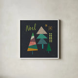 Winter Wonder I by Cheryl Warrick. Shown in a crisp white glass frame for a clean and minimalist style. Available as an archival giclee rolled canvas, fine art paper, or poster print. SKU 97603a.