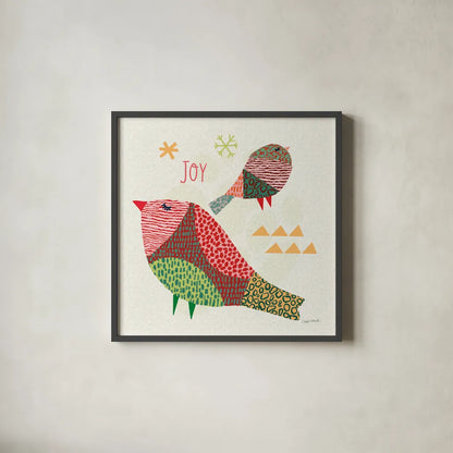 Winter Wonder II by Cheryl Warrick. Shown in a sleek black glass frame for a contemporary gallery look. Available as an archival giclee rolled canvas, fine art paper, or poster print. SKU 97604a.