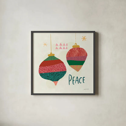 Winter Wonder III by Cheryl Warrick. Shown in a sleek black glass frame for a contemporary gallery look. Available as an archival giclee rolled canvas, fine art paper, or poster print. SKU 97605a.