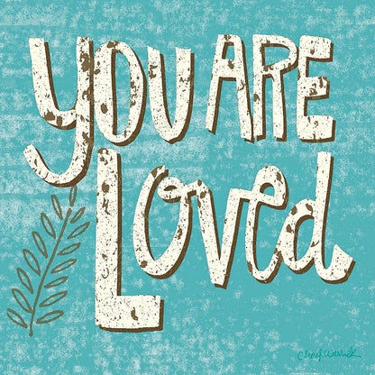You are Loved by Cheryl Warrick. SKU 18516a. Archival Giclee Fine art print for wall decor.