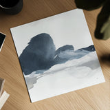 Abstracted Coastal I by Chris Paschke. Shown as a detailed flat fine art print, highlighting archival giclee quality. Available as an archival giclee rolled canvas, fine art paper, or poster print. SKU 83773a.