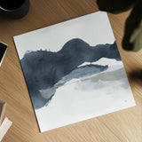 Abstracted Coastal III by Chris Paschke. Shown as a detailed flat fine art print, highlighting archival giclee quality. Available as an archival giclee rolled canvas, fine art paper, or poster print. SKU 83775a.
