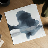 Abstracted Coastal IV by Chris Paschke. Shown as a detailed flat fine art print, highlighting archival giclee quality. Available as an archival giclee rolled canvas, fine art paper, or poster print. SKU 83776a.