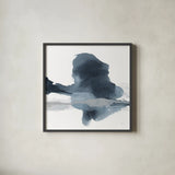 Abstracted Coastal IV by Chris Paschke. Shown in a sleek black glass frame for a contemporary gallery look. Available as an archival giclee rolled canvas, fine art paper, or poster print. SKU 83776a.