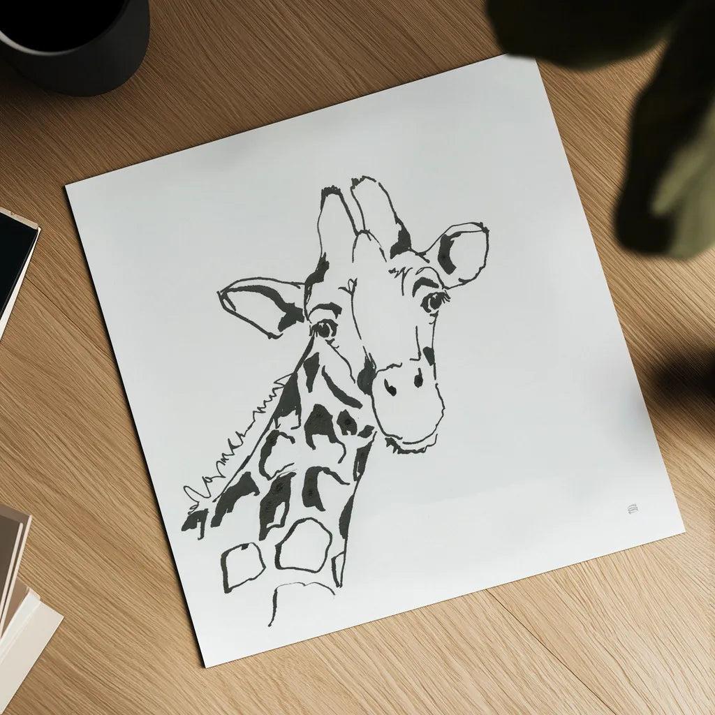 African Animals I by Chris Paschke. Shown as a detailed flat fine art print, highlighting archival giclee quality. Available as an archival giclee rolled canvas, fine art paper, or poster print. SKU 65002a.