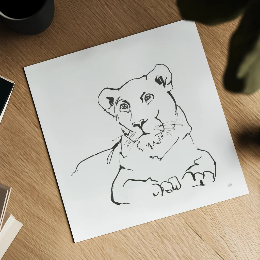 African Animals II by Chris Paschke. Shown as a detailed flat fine art print, highlighting archival giclee quality. Available as an archival giclee rolled canvas, fine art paper, or poster print. SKU 65003a.