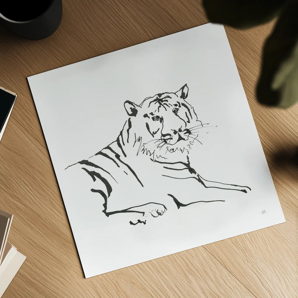 African Animals III by Chris Paschke. Shown as a detailed flat fine art print, highlighting archival giclee quality. Available as an archival giclee rolled canvas, fine art paper, or poster print. SKU 65004a.