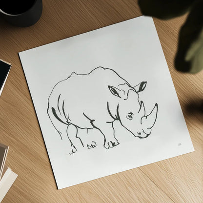 African Animals V by Chris Paschke. Shown as a detailed flat fine art print, highlighting archival giclee quality. Available as an archival giclee rolled canvas, fine art paper, or poster print. SKU 65006a.