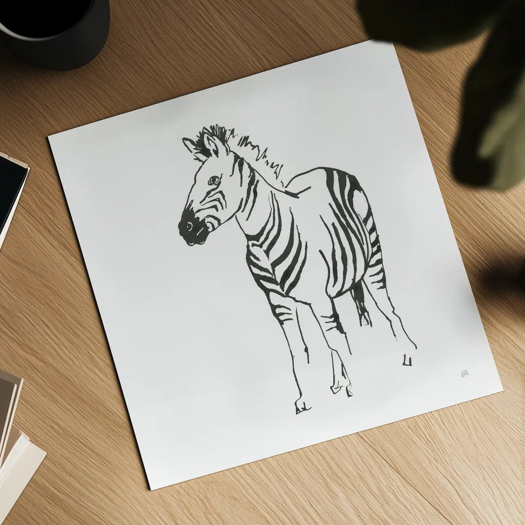 African Animals VII by Chris Paschke. Shown as a detailed flat fine art print, highlighting archival giclee quality. Available as an archival giclee rolled canvas, fine art paper, or poster print. SKU 65008a.