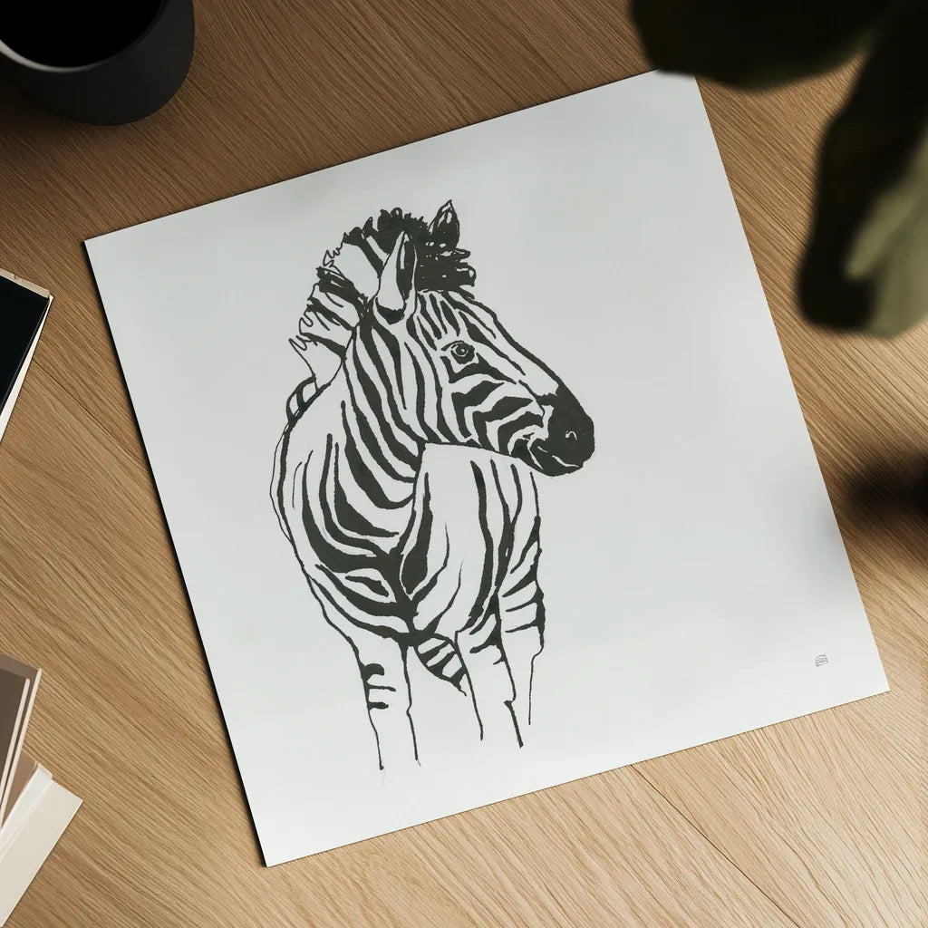 African Animals VIII by Chris Paschke. Shown as a detailed flat fine art print, highlighting archival giclee quality. Available as an archival giclee rolled canvas, fine art paper, or poster print. SKU 65009a.