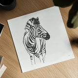 African Animals VIII by Chris Paschke. Shown as a detailed flat fine art print, highlighting archival giclee quality. Available as an archival giclee rolled canvas, fine art paper, or poster print. SKU 65009a.