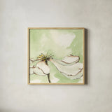 After Dogwood I by Chris Paschke. Shown in a natural wood glass frame for a timeless modern aesthetic. Available as an archival giclee rolled canvas, fine art paper, or poster print. SKU 39192a.