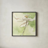 After Dogwood II by Chris Paschke. Shown in a sleek black glass frame for a contemporary gallery look. Available as an archival giclee rolled canvas, fine art paper, or poster print. SKU 39191a.