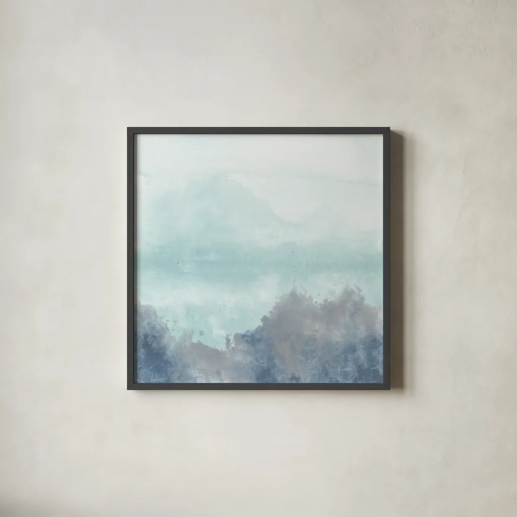 Altered Landscape I by Chris Paschke. Shown in a sleek black glass frame for a contemporary gallery look. Available as an archival giclee rolled canvas, fine art paper, or poster print. SKU 88354a.