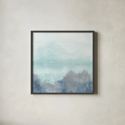 Altered Landscape I by Chris Paschke. Shown in a sleek black glass frame for a contemporary gallery look. Available as an archival giclee rolled canvas, fine art paper, or poster print. SKU 88354a.