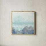 Altered Landscape I by Chris Paschke. Shown in a natural wood glass frame for a timeless modern aesthetic. Available as an archival giclee rolled canvas, fine art paper, or poster print. SKU 88354a.
