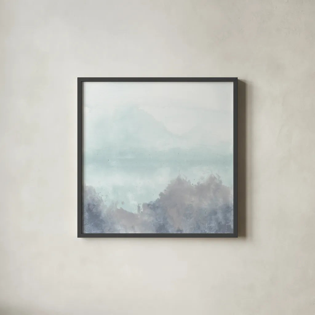 Altered Landscape I Light by Chris Paschke. Shown in a sleek black glass frame for a contemporary gallery look. Available as an archival giclee rolled canvas, fine art paper, or poster print. SKU 91293a.