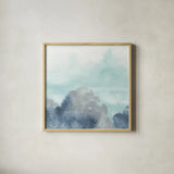 Altered Landscape II by Chris Paschke. Shown in a natural wood glass frame for a timeless modern aesthetic. Available as an archival giclee rolled canvas, fine art paper, or poster print. SKU 88355a.