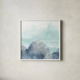 Altered Landscape II by Chris Paschke. Shown in a crisp white glass frame for a clean and minimalist style. Available as an archival giclee rolled canvas, fine art paper, or poster print. SKU 88355a.