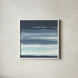 Altered Seascape III by Chris Paschke. Shown in a crisp white glass frame for a clean and minimalist style. Available as an archival giclee rolled canvas, fine art paper, or poster print. SKU 88358a.
