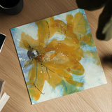 Amber Blue II by Chris Paschke. Shown as a detailed flat fine art print, highlighting archival giclee quality. Available as an archival giclee rolled canvas, fine art paper, or poster print. SKU 59993a.