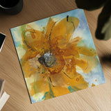 Amber Gold II by Chris Paschke. Shown as a detailed flat fine art print, highlighting archival giclee quality. Available as an archival giclee rolled canvas, fine art paper, or poster print. SKU 59991a.