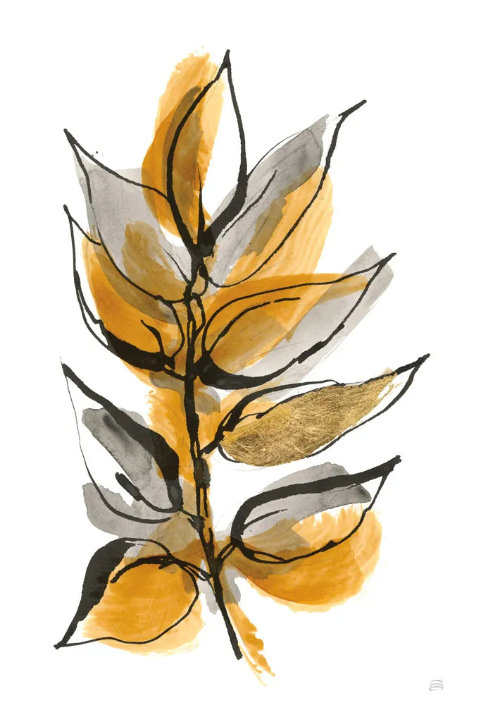 Amber Leaves I by Chris Paschke. SKU 75153h. Archival Giclee Fine art print for wall decor.