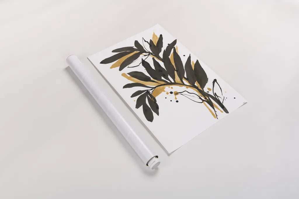 Amber Palm I by Chris Paschke. shown as a rolled paper print. Available as archival giclee rolled canvas, fine art paper, or poster print. SKU 76324h.