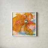 Amber Wash I by Chris Paschke. Shown in a crisp white glass frame for a clean and minimalist style. Available as an archival giclee rolled canvas, fine art paper, or poster print. SKU 59994a.