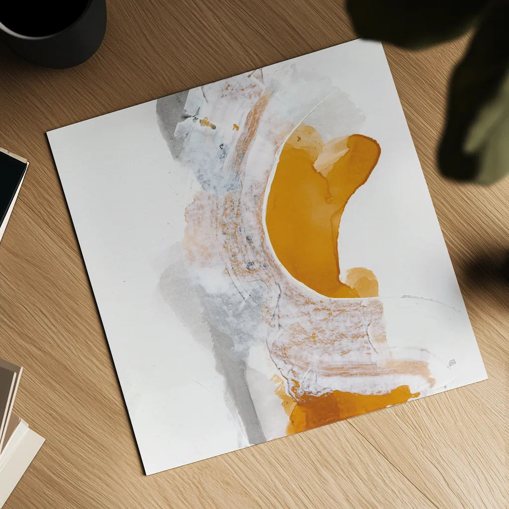 Amber Wash I by Chris Paschke. Shown as a detailed flat fine art print, highlighting archival giclee quality. Available as an archival giclee rolled canvas, fine art paper, or poster print. SKU 71907a.