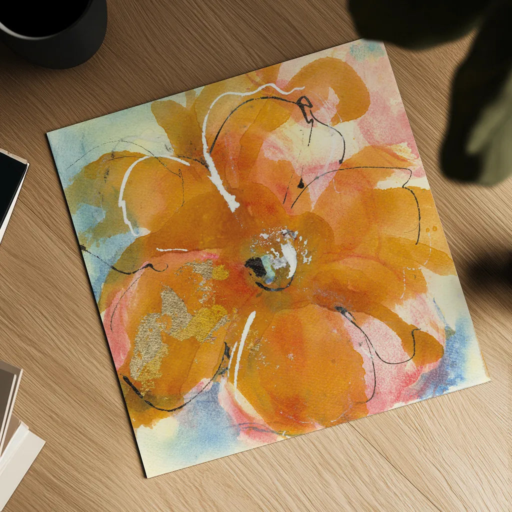 Amber Wash II by Chris Paschke. Shown as a detailed flat fine art print, highlighting archival giclee quality. Available as an archival giclee rolled canvas, fine art paper, or poster print. SKU 59995a.