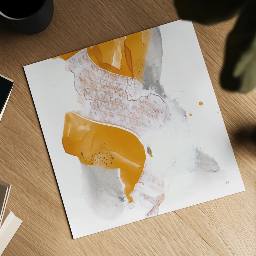 Amber Wash IV by Chris Paschke. Shown as a detailed flat fine art print, highlighting archival giclee quality. Available as an archival giclee rolled canvas, fine art paper, or poster print. SKU 71910a.