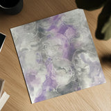 Amethyst Circles I by Chris Paschke. Shown as a detailed flat fine art print, highlighting archival giclee quality. Available as an archival giclee rolled canvas, fine art paper, or poster print. SKU 35259a.