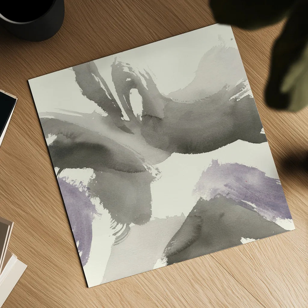 Amethyst Gesture I by Chris Paschke. Shown as a detailed flat fine art print, highlighting archival giclee quality. Available as an archival giclee rolled canvas, fine art paper, or poster print. SKU 44529a.