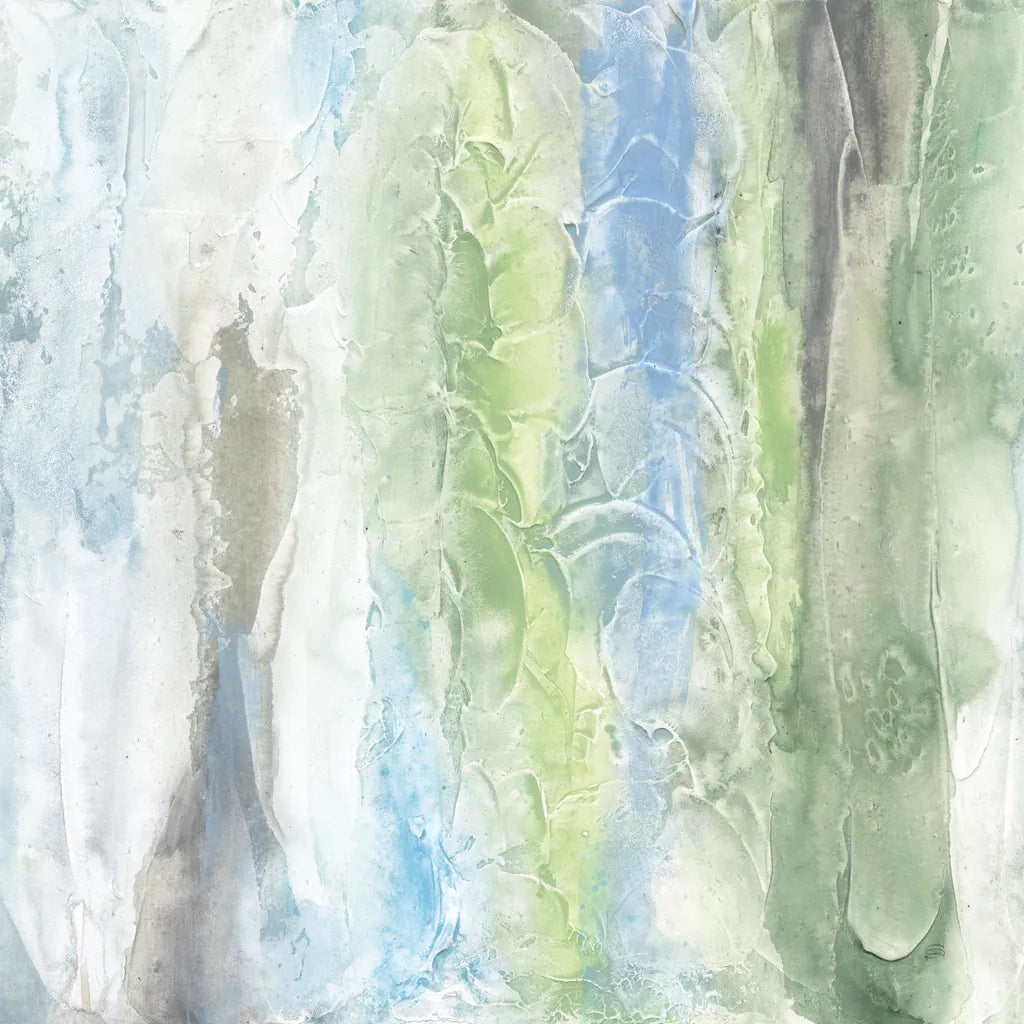 Aquatic and Green I by Chris Paschke. SKU 95460a. Archival Giclee Fine art print for wall decor.