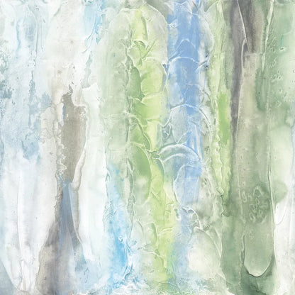 Aquatic and Green I by Chris Paschke. SKU 95460a. Archival Giclee Fine art print for wall decor.