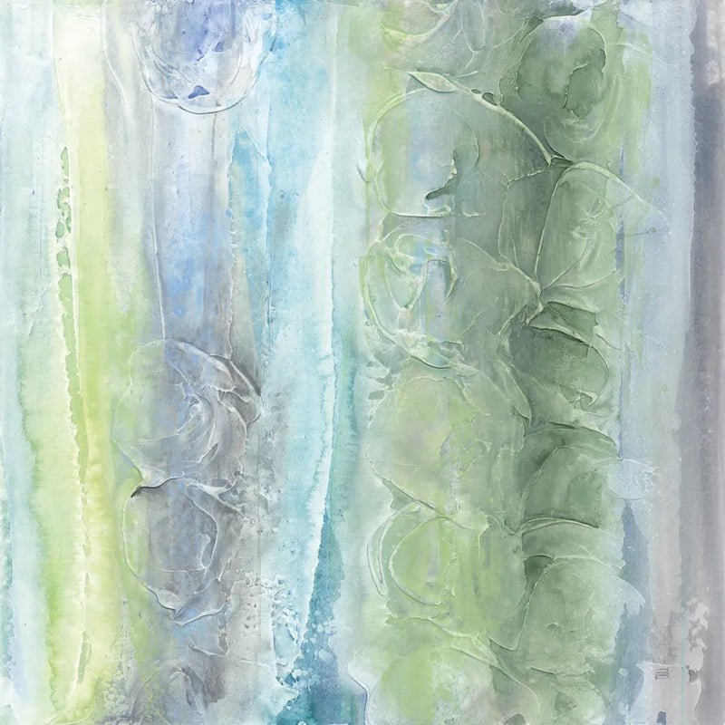 Aquatic and Green II by Chris Paschke. SKU 95461a. Archival Giclee Fine art print for wall decor.