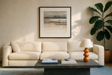 Arctic Thaw II by Chris Paschke. Displayed in a glass frame with matte in a clean modern living room. Available as an archival giclee rolled canvas, fine art paper, or poster print. SKU 78554a.