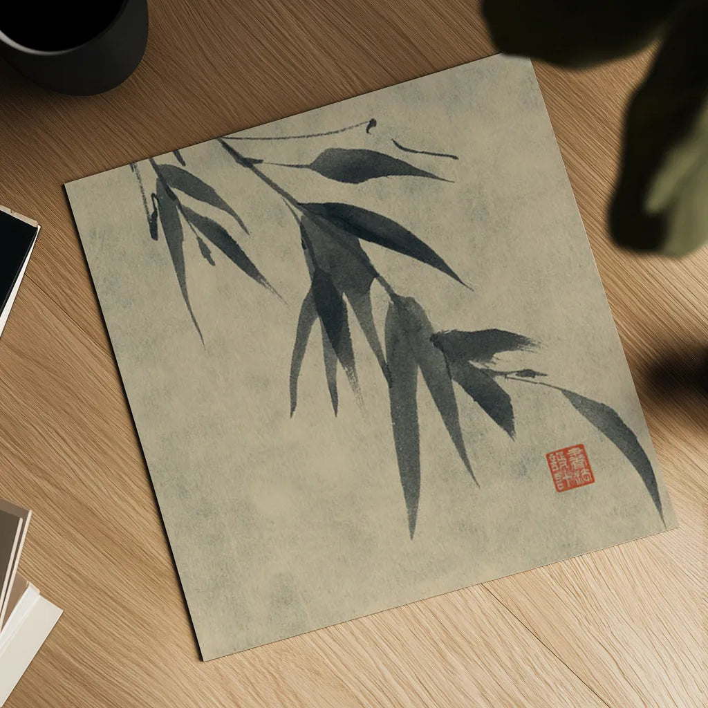 Asian Grass VI by Chris Paschke. Shown as a detailed flat fine art print, highlighting archival giclee quality. Available as an archival giclee rolled canvas, fine art paper, or poster print. SKU 39781a.