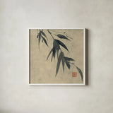 Asian Grass VI by Chris Paschke. Shown in a crisp white glass frame for a clean and minimalist style. Available as an archival giclee rolled canvas, fine art paper, or poster print. SKU 39781a.