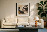 Avalanche II by Chris Paschke. Displayed in a glass frame with matte in a clean modern living room. Available as an archival giclee rolled canvas, fine art paper, or poster print. SKU 95455a.