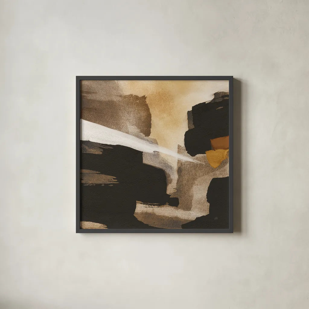 Avalanche IV by Chris Paschke. Shown in a sleek black glass frame for a contemporary gallery look. Available as an archival giclee rolled canvas, fine art paper, or poster print. SKU 95457a.