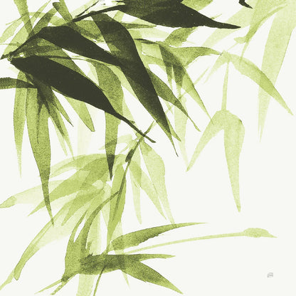 Bamboo IV Green by Chris Paschke. SKU 58946a. Archival Giclee Fine art print for wall decor.